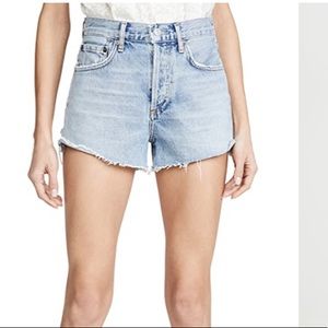 Agolde Parker Vintage Cut Off Short in Riptide